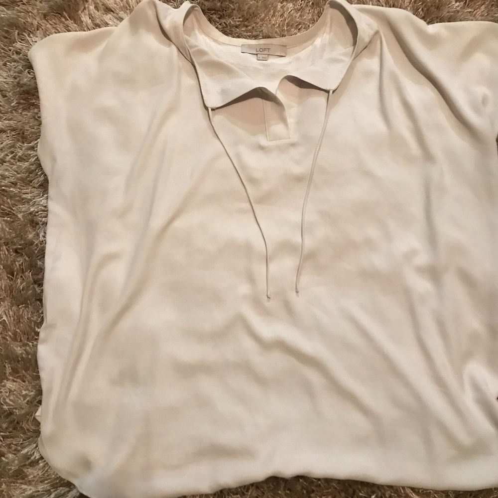Loft White Top XL